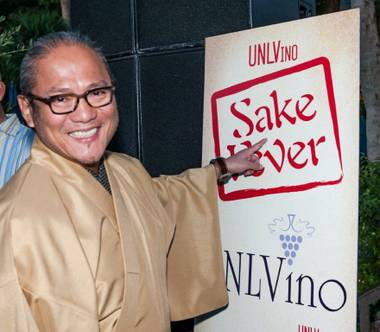 2013 UNLVino’s Sake Fever honoring Masaharu Morimoto with the Dom Perignon Award of Excellence at The Mirage on Friday, April 19, 2013.